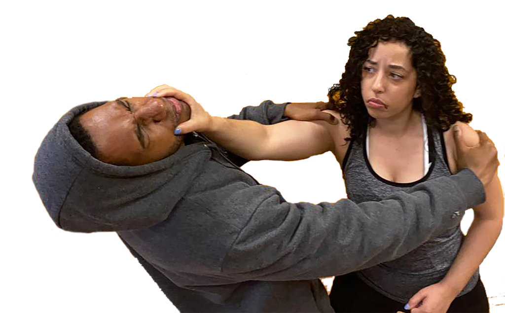 Self defense training combining confidence with protection skills. Personal safety lesson focusing on self defense techniques.